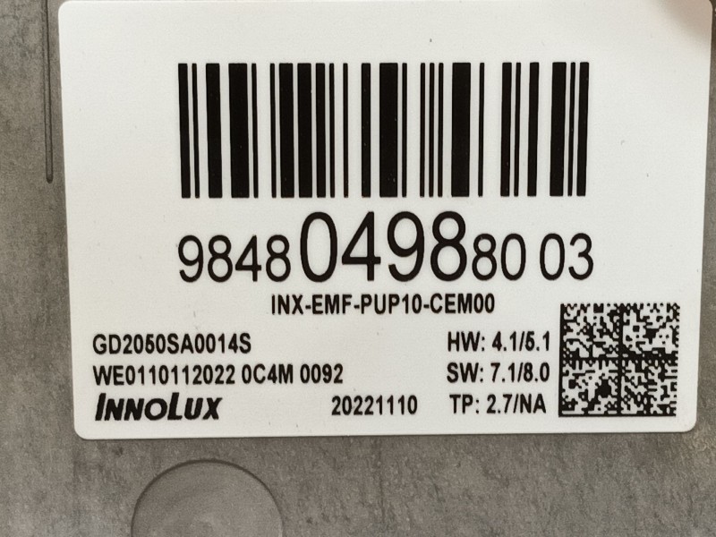 Recambio de cuadro instrumentos para opel astra l (ov5) 1.2 (fphnsl, fphnsr) referencia OEM IAM 9848049880 984804988003 