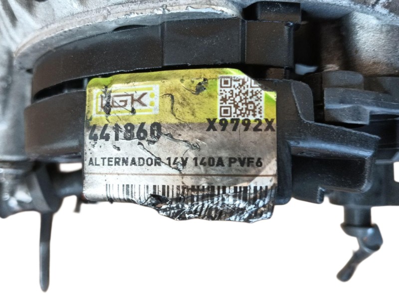 Recambio de alternador para seat altea (5p1) 1.6 tdi referencia OEM IAM   