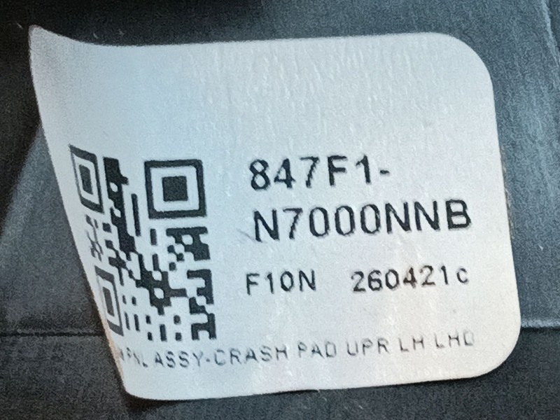 Recambio de salpicadero para hyundai tucson (nx4e, nx4a) 1.6 crdi hybrid 48v referencia OEM IAM   