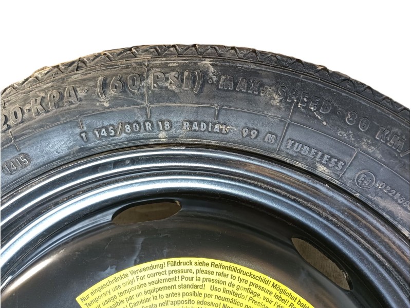 Recambio de neumatico repuesto para » otros... modelos referencia OEM IAM T145/80 R16 99W ET27.5 4Jx18
