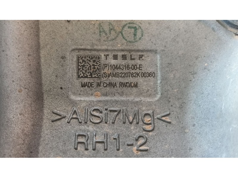 Recambio de mangueta delantera derecha para tesla model 3 (5yj3) ev awd referencia OEM IAM   