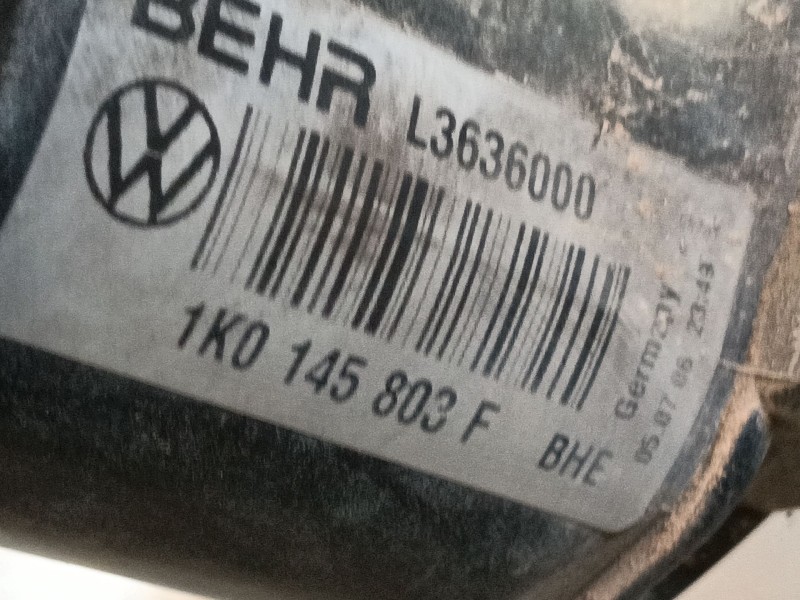 Recambio de intercooler para audi a3 (8p1) 1.9 tdi referencia OEM IAM 1K0145803Q  