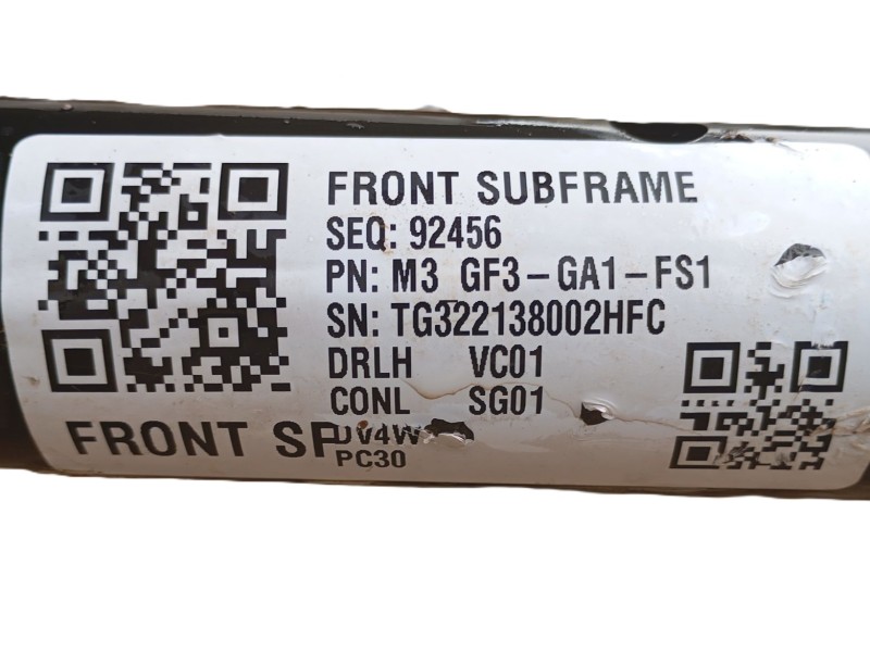 Recambio de puente delantero para tesla model 3 (5yj3) ev awd referencia OEM IAM   