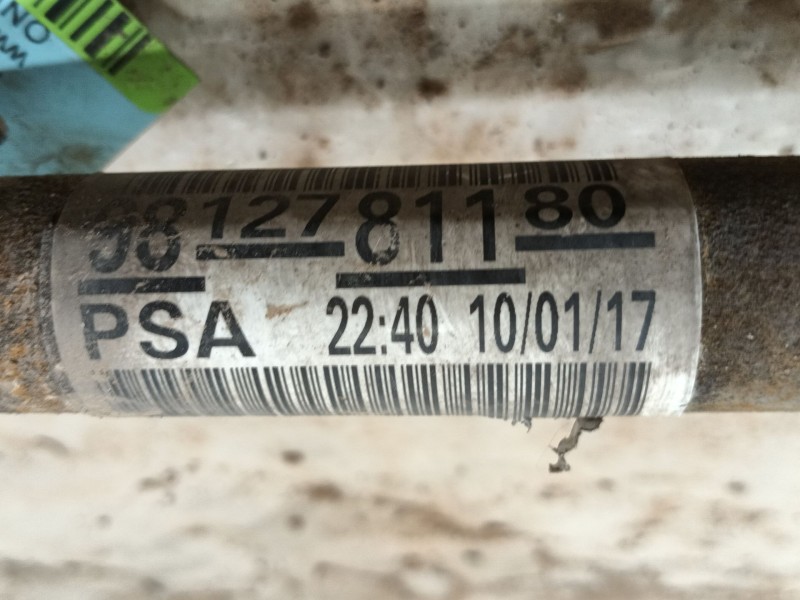 Recambio de transmision delantera izquierda para peugeot partner tepee 1.6 bluehdi 100 referencia OEM IAM   