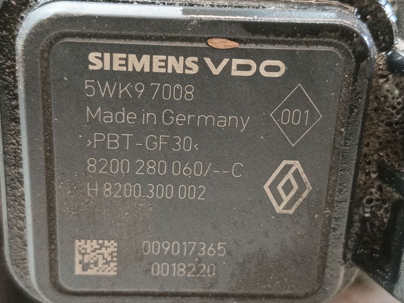 Recambio de caudalimetro para nissan qashqai i (j10, nj10) 1.5 dci referencia OEM IAM   