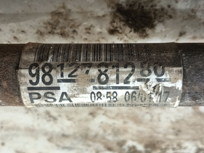 Recambio de transmision delantera derecha para peugeot partner tepee 1.6 bluehdi 100 referencia OEM IAM   