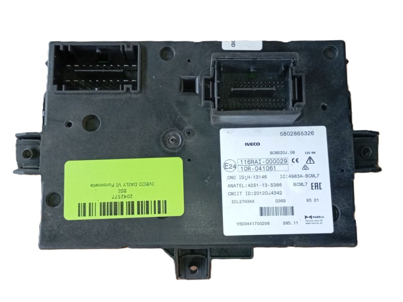 Recambio de bsi para iveco daily vi furgoneta 33s16, 35s16, 35c16, 40c16, 50c16 referencia OEM IAM   