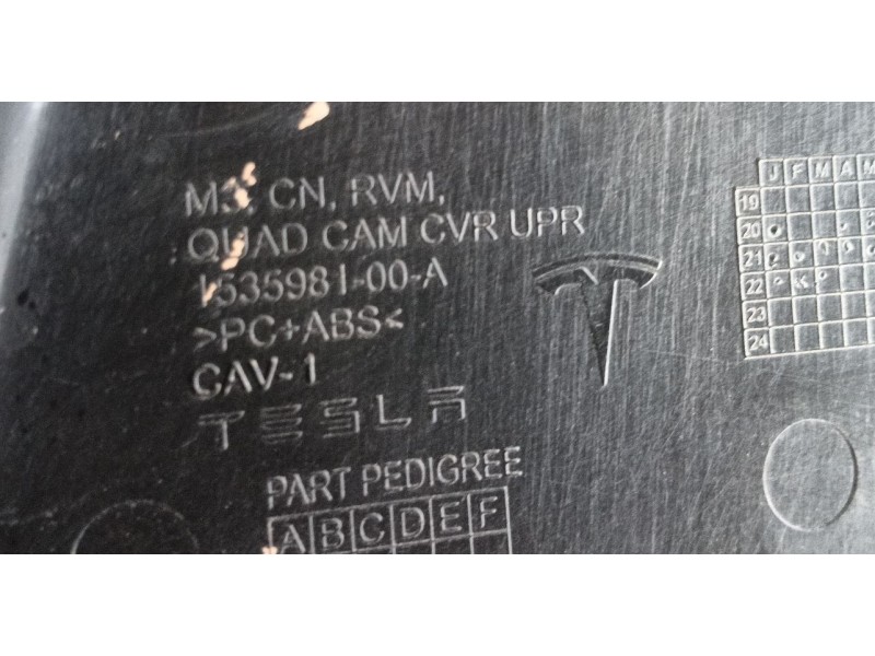 Recambio de espejo interior para tesla model 3 (5yj3) ev awd referencia OEM IAM 111990400C  