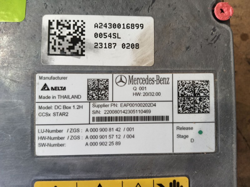 Recambio de convertidor para mercedes-benz eqa (h243) eqa 250+ (243.702) referencia OEM IAM   