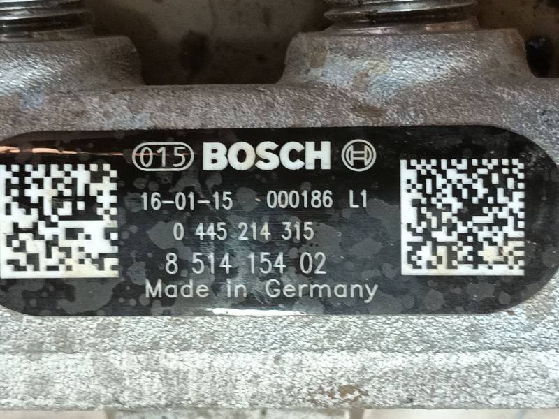 Recambio de rampa inyectora para bmw 2 active tourer (f45) 218 d referencia OEM IAM 13538514154 0445214315 