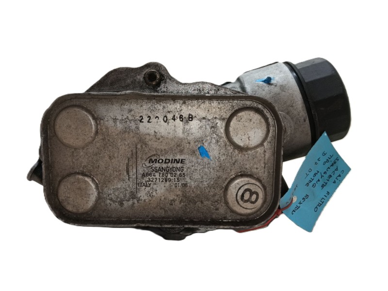 Recambio de filtro aceite para ssangyong rexton 2.7 turbodiesel cat referencia OEM IAM   