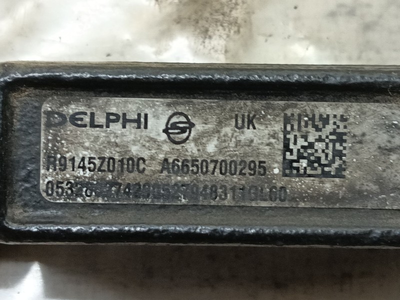 Recambio de rampa inyectora para ssangyong rexton 2.7 turbodiesel cat referencia OEM IAM 6650700295 R9145Z010C 