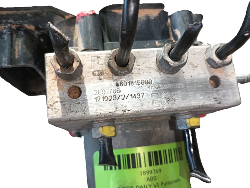 Recambio de abs para iveco daily vi furgoneta 33s16, 35s16, 35c16, 40c16, 50c16 referencia OEM IAM   