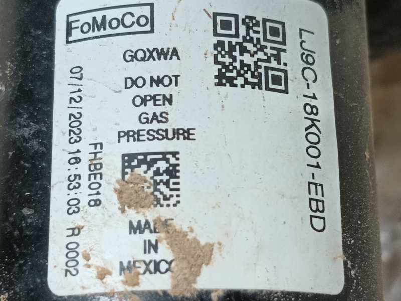 Recambio de amortiguador delantero izquierdo para ford mustang mach-e (cgw) ev 4x4 referencia OEM IAM 2691683  