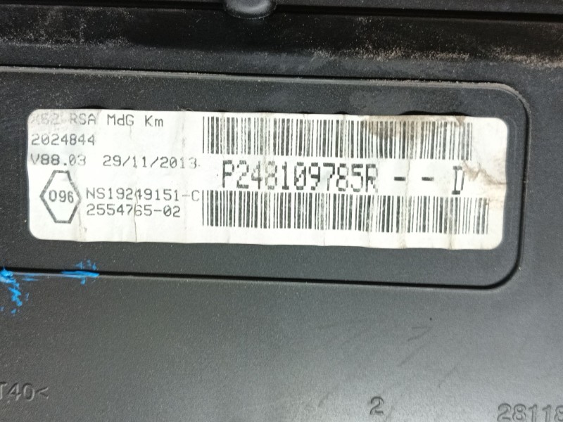 Recambio de cuadro instrumentos para nissan nv400 furgoneta (x62, x62b) dci 125 referencia OEM IAM   