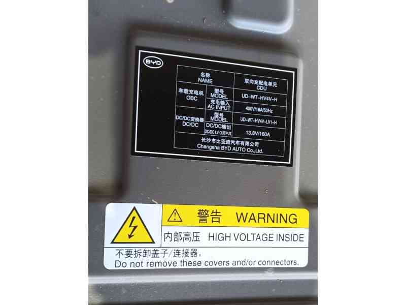 Recambio de convertidor para byd seal u referencia OEM IAM  SA3EGU2142010B 