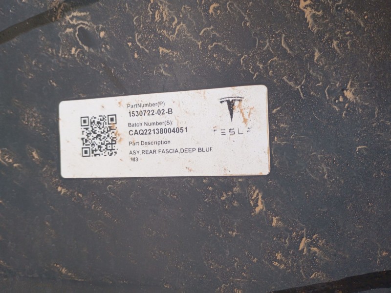 Recambio de paragolpes trasero para tesla model 3 (5yj3) ev awd referencia OEM IAM   