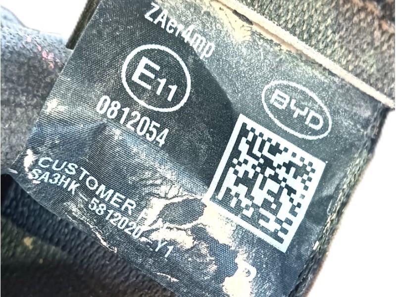 Recambio de cinturon seguridad trasero derecho para byd seal u referencia OEM IAM  662691600A 