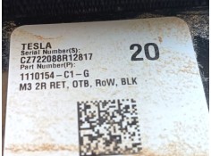Recambio de cinturon seguridad trasero izquierdo para tesla model 3 (5yj3) ev awd referencia OEM IAM 111015401F   2