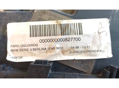 Recambio de faro izquierdo para bmw 3 (e46) 323 i referencia OEM IAM 63127165769 827700  2