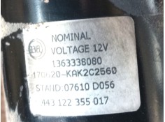 Recambio de motor limpia delantero para fiat ducato caja/chasis (250_) 150 multijet 2,3 d referencia OEM IAM  1363338080  2