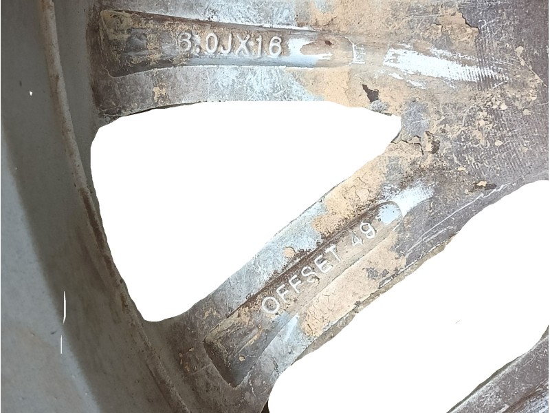 Recambio de llanta para kia stonic (yb) 1.2 cvvt referencia OEM IAM 52910H8200 ET49 6.0Jx16