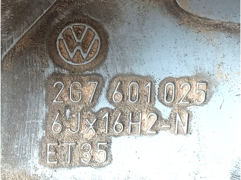 Recambio de llanta para volkswagen taigo (cs1) 1.0 tsi referencia OEM IAM 267601025 ET35 6Jx16