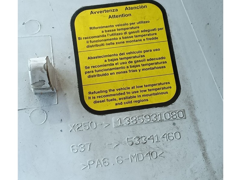 Recambio de tapa exterior combustible para fiat ducato caja/chasis (250_) 150 multijet 2,3 d referencia OEM IAM  1385931080 