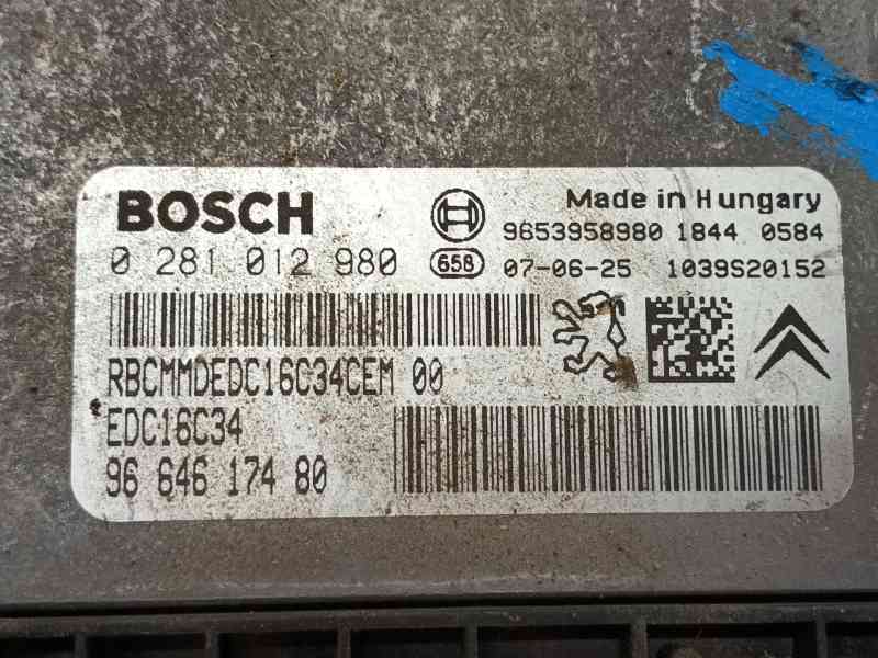 Recambio de centralita motor uce para citroën c4 grand picasso i (ua_) 1.6 hdi referencia OEM IAM 1942J1  