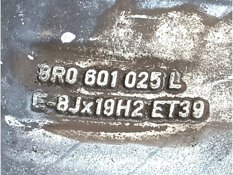 Recambio de llanta para audi q5 (8rb) 2.0 tdi quattro referencia OEM IAM 8R0601025L ET39 8Jx19