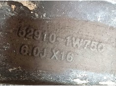 Recambio de llanta para kia rio iii (ub) 1.2 cvvt referencia OEM IAM 529101W750 ET43 6.0Jx16 2