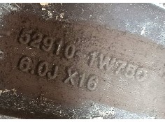 Recambio de llanta para kia rio iii (ub) 1.2 cvvt referencia OEM IAM 529101W750 ET43 6.0Jx16 2