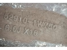 Recambio de llanta para kia rio iii (ub) 1.2 cvvt referencia OEM IAM 529101W750 ET43 6.0Jx16 2