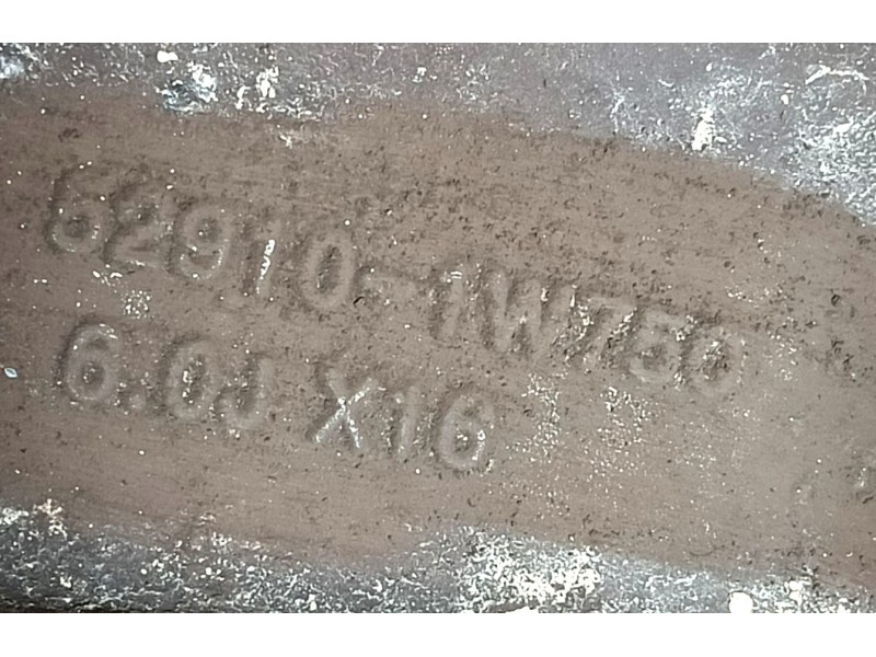 Recambio de llanta para kia rio iii (ub) 1.2 cvvt referencia OEM IAM 529101W750 ET43 6.0Jx16