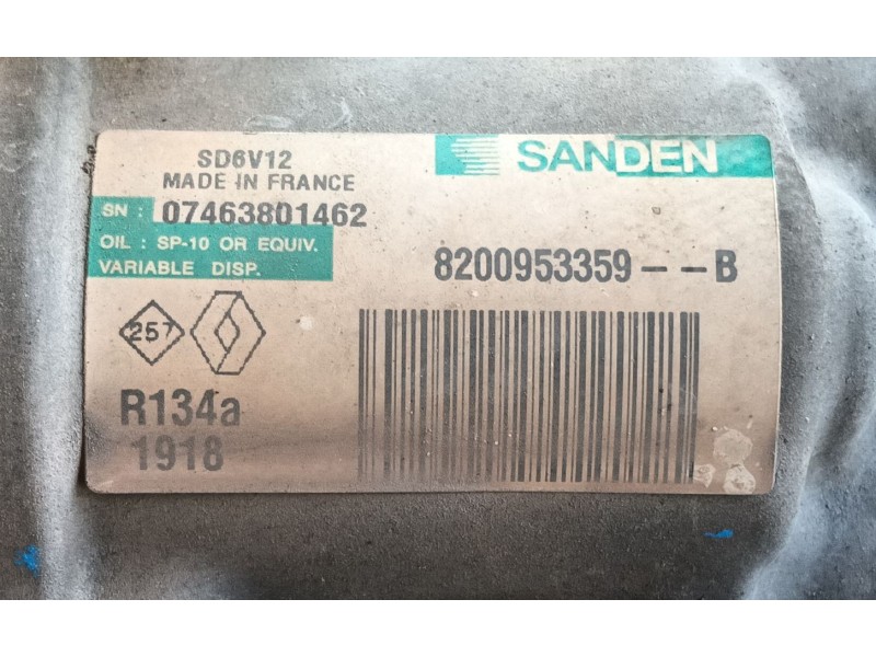 Recambio de compresor aire acondicionado para renault kangoo / grand kangoo ii (kw0/1_) 1.5 dci 90 (kw05, kw08, kw0g, kw11) refe