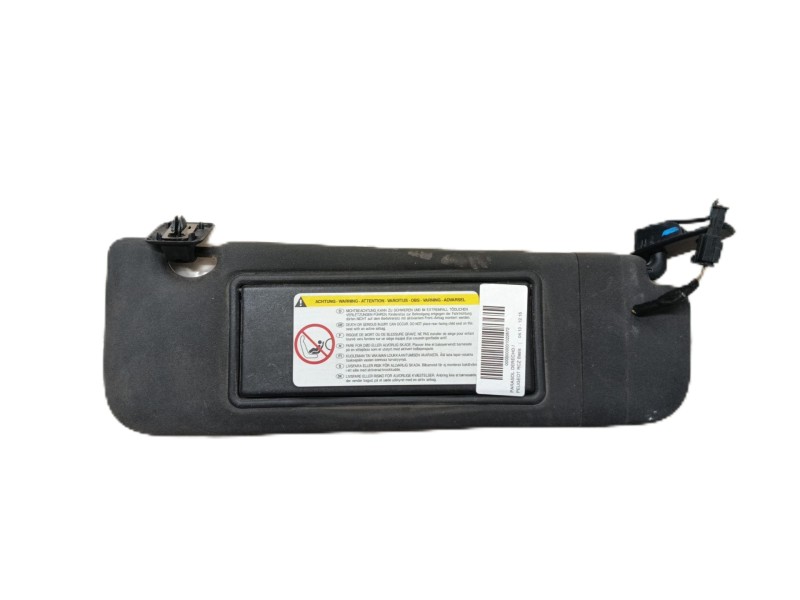 Recambio de parasol derecho para peugeot rcz basis referencia OEM IAM 16116639ZD 8163FJ 