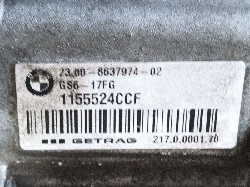 Recambio de caja cambios para bmw 1 (f20) 118 i referencia OEM IAM 23008637974  