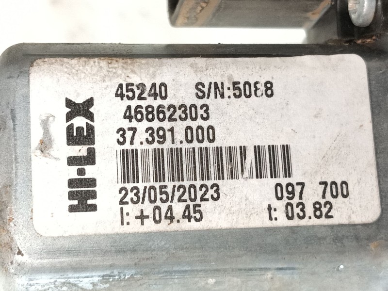 Recambio de elevalunas delantero derecho para fiat ducato furgoneta (250_) 140 multijet 2,2 d referencia OEM IAM 46862303  