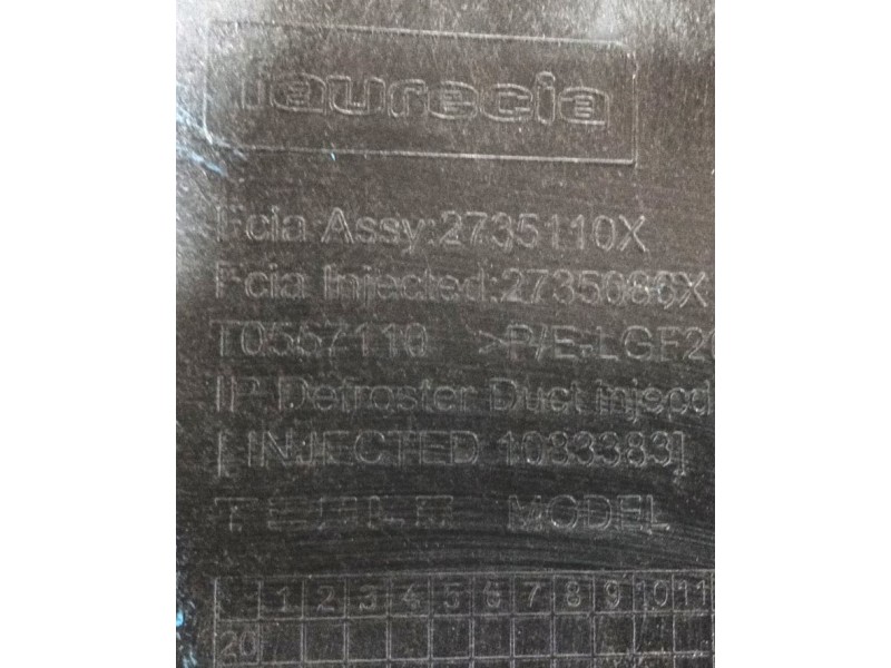 Recambio de salpicadero para tesla model 3 (5yj3) ev awd referencia OEM IAM 108340180J  