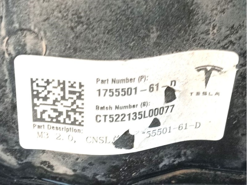 Recambio de apoyabrazos central para tesla model 3 (5yj3) ev awd referencia OEM IAM   