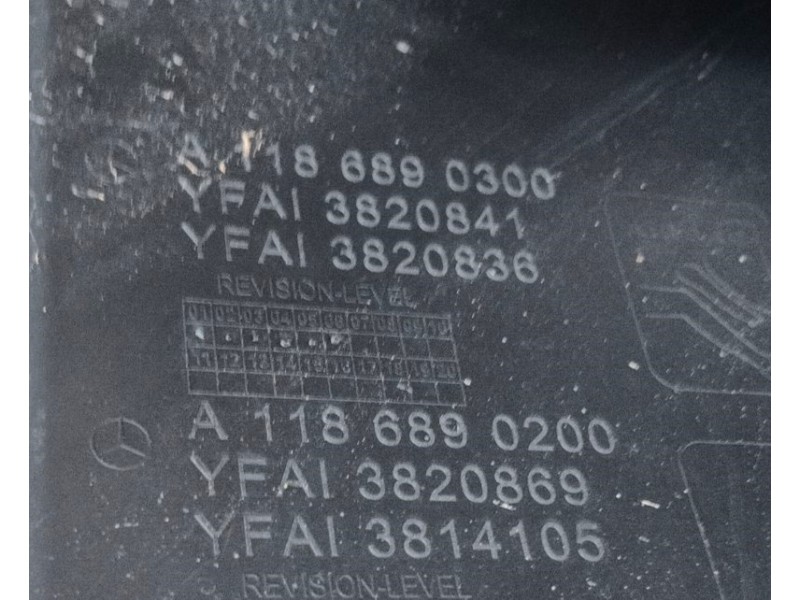 Recambio de salpicadero para mercedes-benz cla (c118) cla 180 (118.384) referencia OEM IAM   