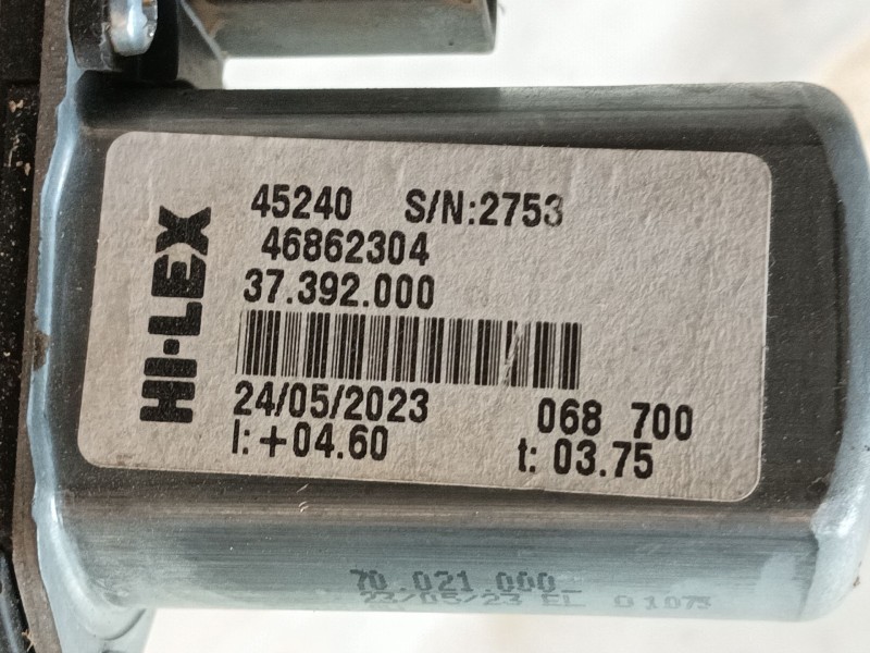 Recambio de elevalunas delantero izquierdo para fiat ducato furgoneta (250_) 140 multijet 2,2 d referencia OEM IAM 46862304  