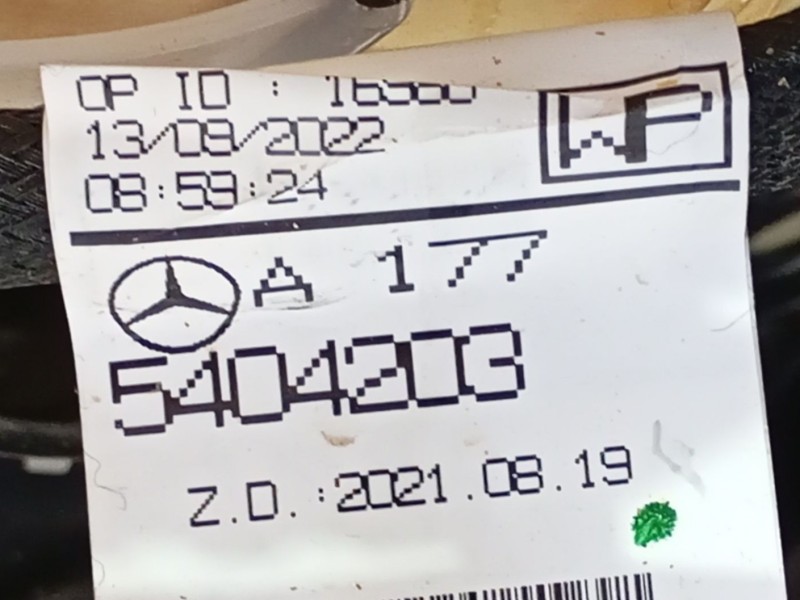 Recambio de asiento delantero izquierdo para mercedes-benz cla (c118) cla 180 (118.384) referencia OEM IAM   