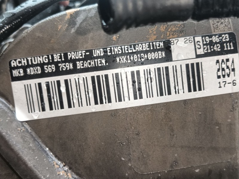 Recambio de motor completo para audi q2 (gab, gag) 35 tfsi referencia OEM IAM DXDB  