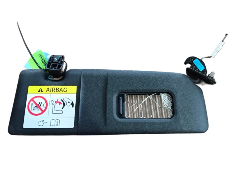 Recambio de parasol derecho para bmw 1 (f20) 118 i referencia OEM IAM  11537390220996 