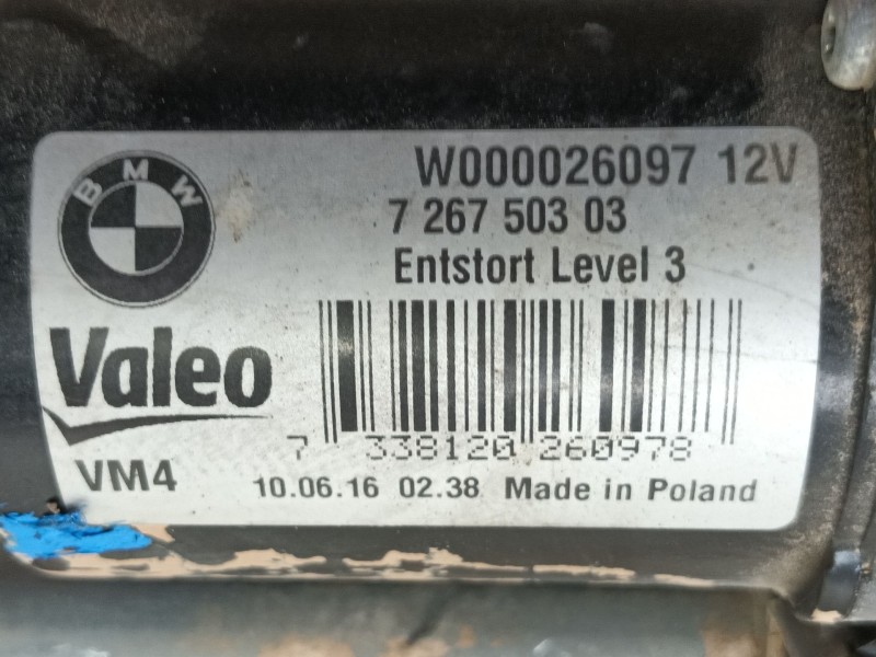 Recambio de motor limpia delantero para bmw 1 (f20) 118 i referencia OEM IAM   