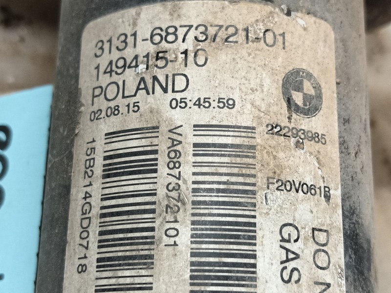 Recambio de amortiguador delantero izquierdo para bmw 1 (f20) 118 i referencia OEM IAM 31316873723 787005501 