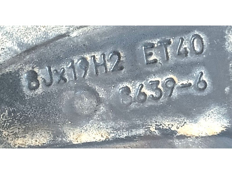 Recambio de llanta para cupra formentor (km7, kmp) 1.5 tsi referencia OEM IAM 5FF601025E ET40 8Jx19