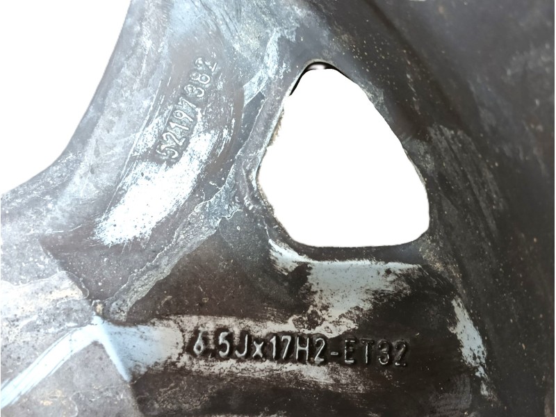 Recambio de llanta para jeep avenger (j2) electric referencia OEM IAM 52197382 ET32 6.5Jx17