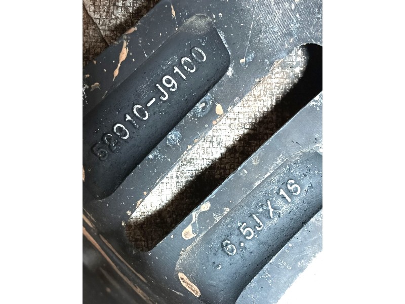 Recambio de llanta para hyundai kona (os, ose, osi) 1.0 t-gdi referencia OEM IAM 52010J6100 ET44 6.5Jx16